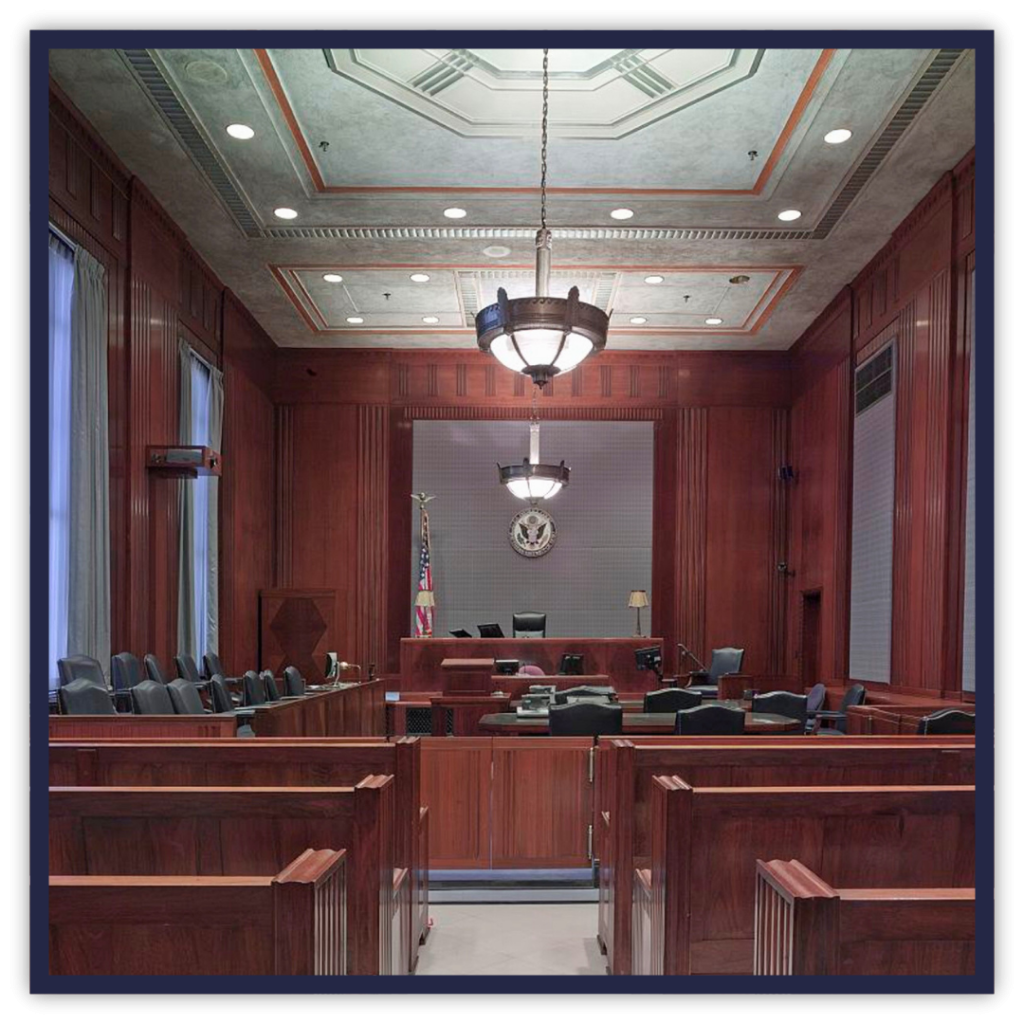 a court room